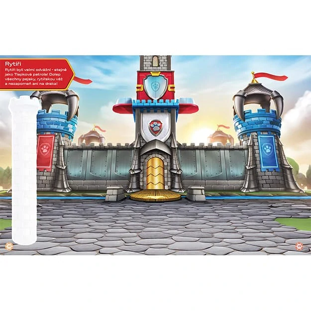 Samolepková knížka 500 Tlapková patrola poškozená