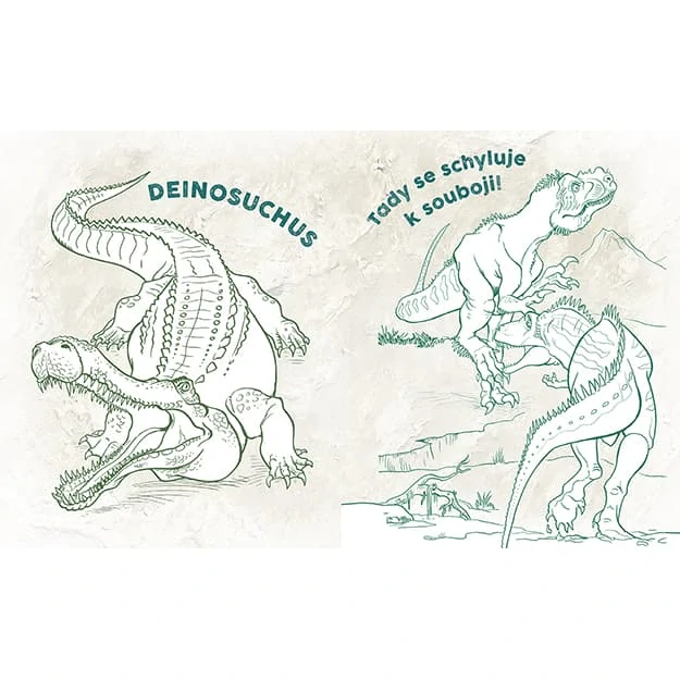 Dinosauři Velké omalovánky  Poškozené