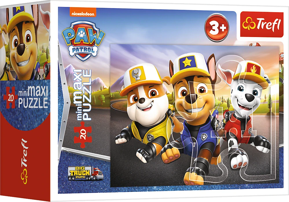 Puzzle Tlapková patrola 20 dílků Štěňata