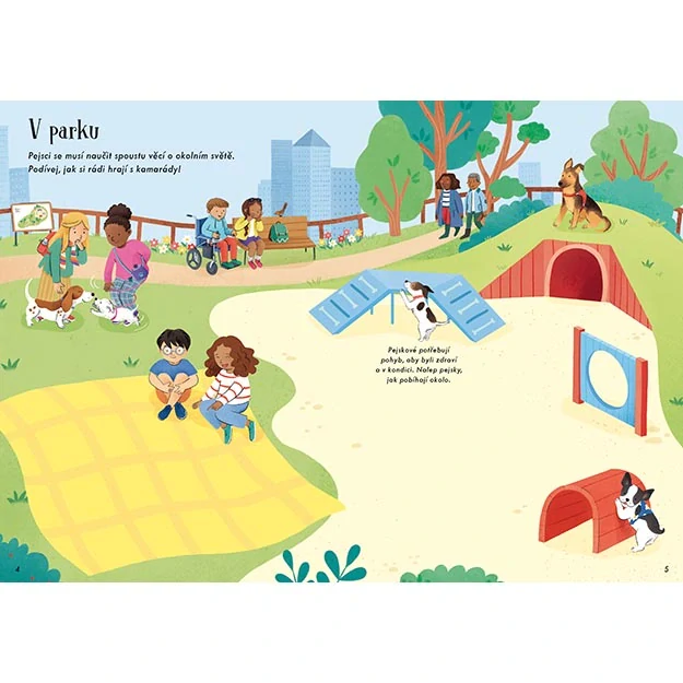 První samolepkování Pejsci