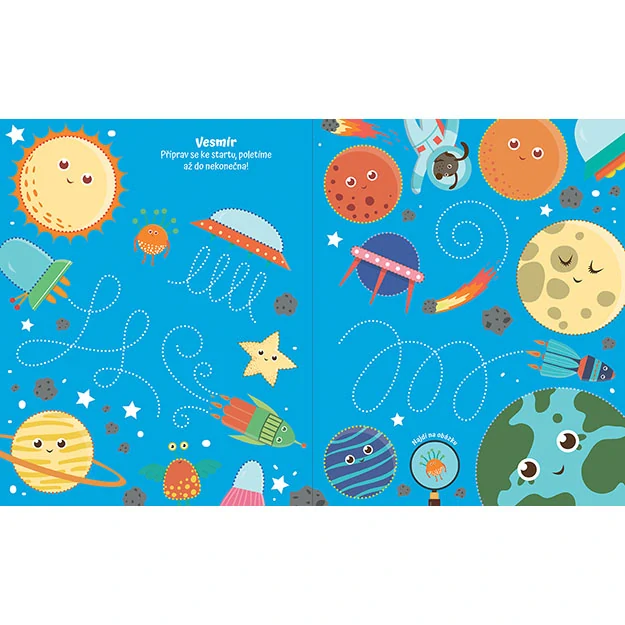 Sešit pro předškoláky - Kolečka a spirály Poškozené