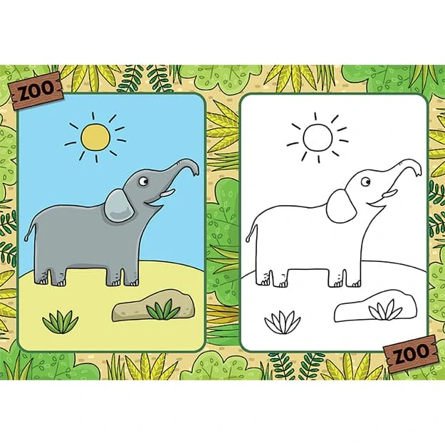 Omalovánky A5 ZOO