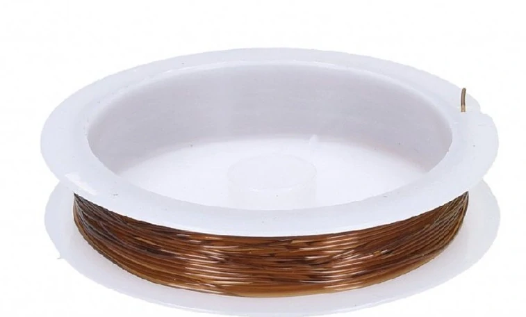 Lanko na korálky elastické barevné 0,6 mm, 7m