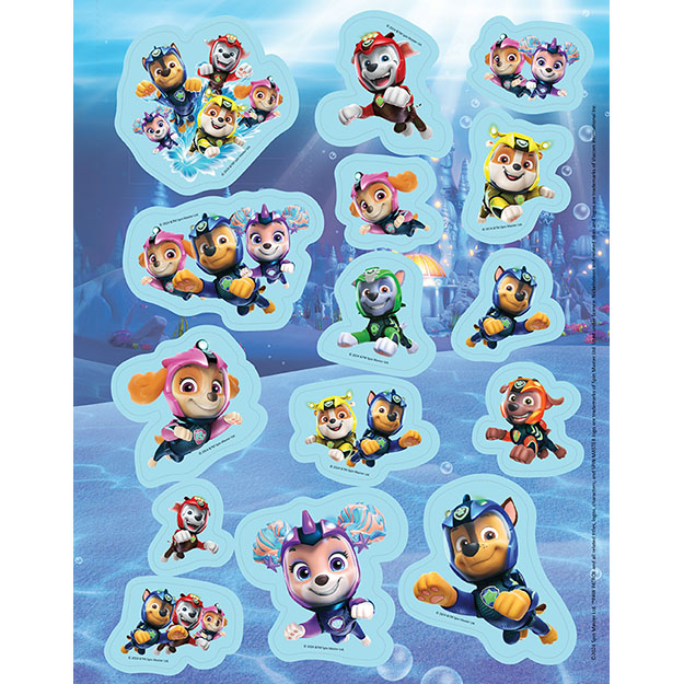 1000 samolepek v sešitu Tlapková patrola poškozená