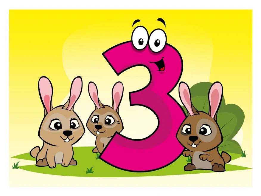 Omalovánky Číslice 1-5
