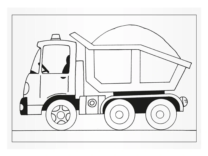 Omalovánky MFP Pracovní stroje