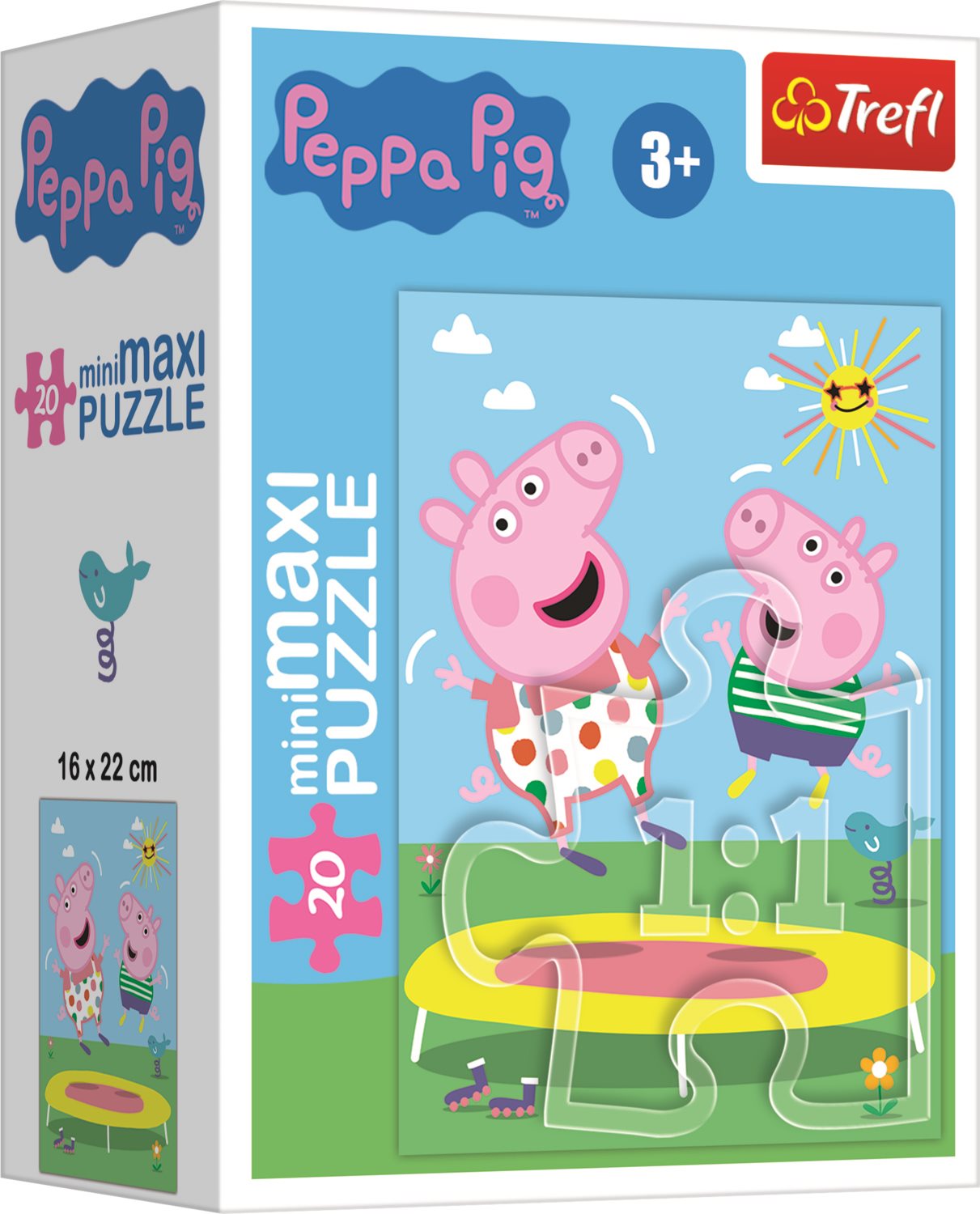TREFL Prasátko Peppa 20 dílků Cvičení