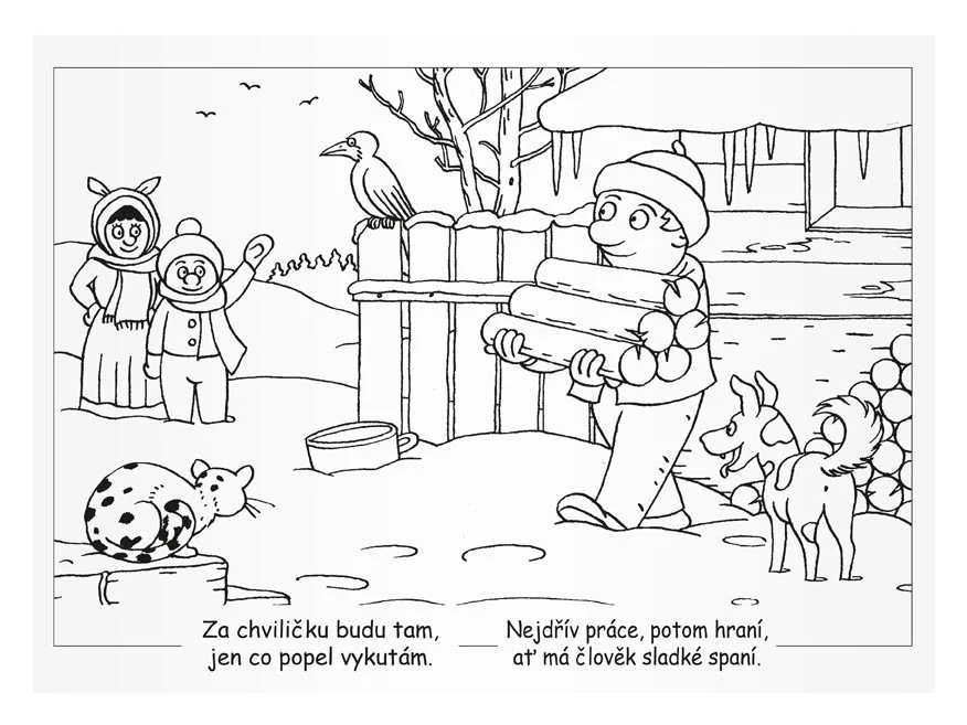 Omalovánky MFP Zima