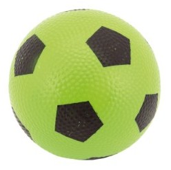 Míček fotbal guma 12cm v síťce