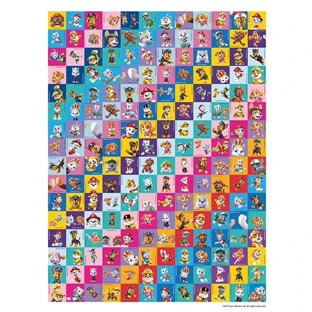 1000 samolepek s aktivitami Tlapková patrola poškozená