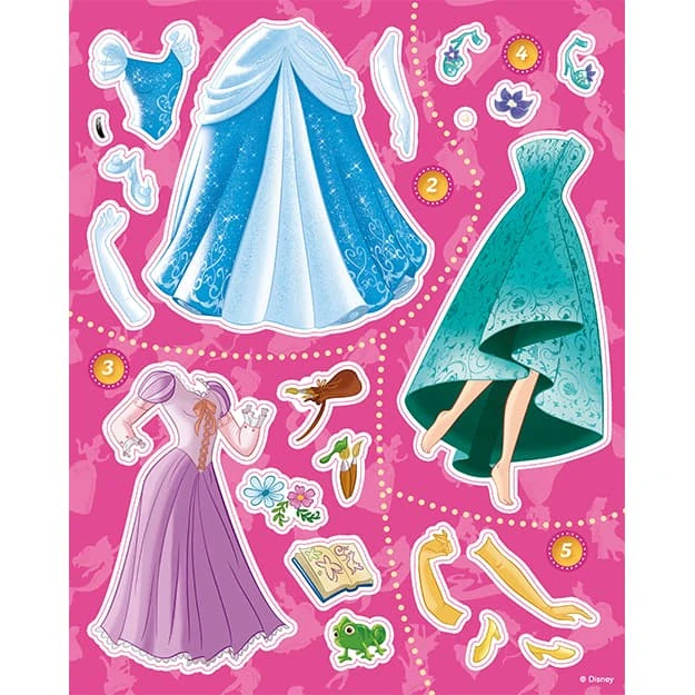 Oblékni si - samol. knížky Princezny