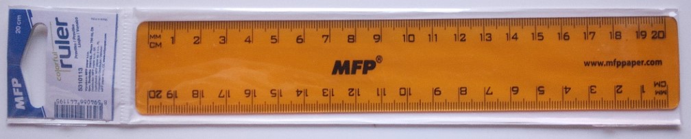 Pravítko barevné 20cm 