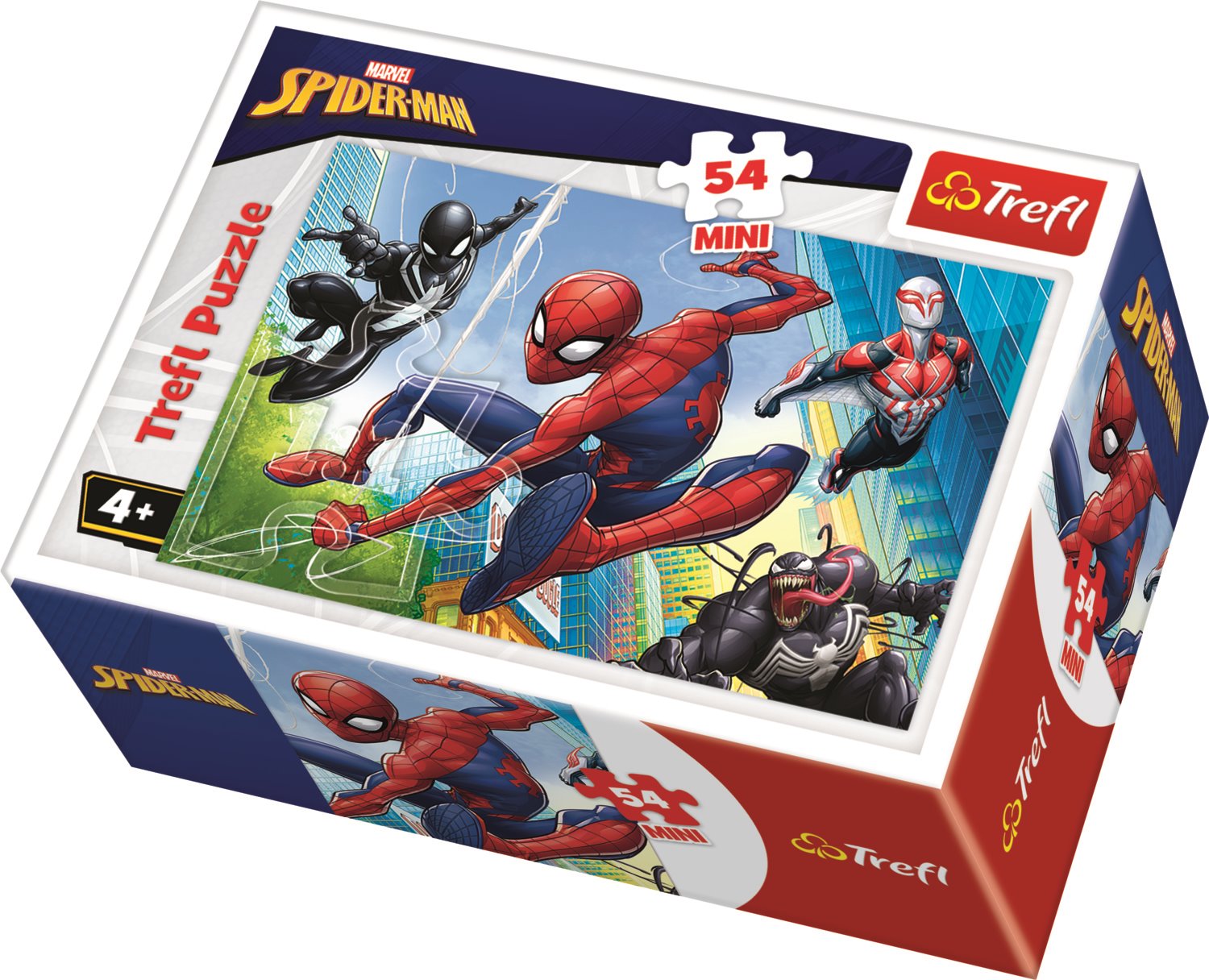 Puzzle Spiderman 54 dílků Proti padouchům