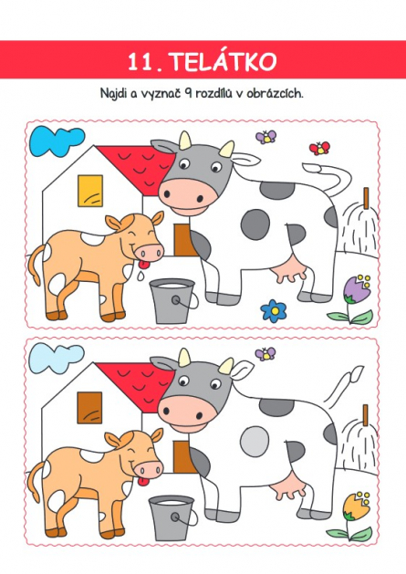 Zábava pro chytré děti - červený sešit Poškozený