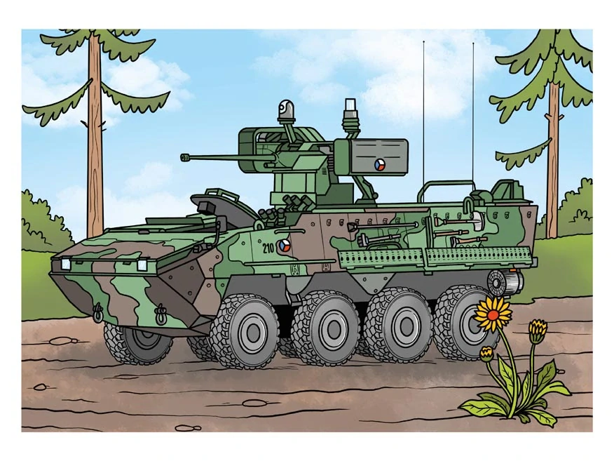 Omalovánky MFP Army A5