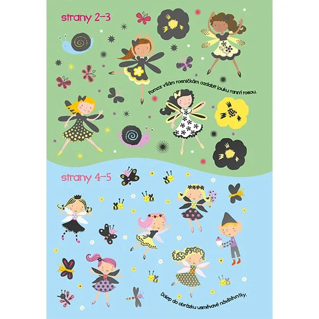 Moje první samolepkování Třpytivé víly Poškozené