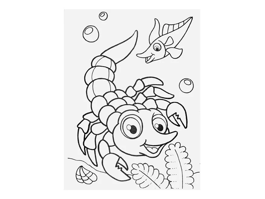 Omalovánky MFP A4 Přátelé v oceánu