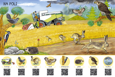 Živá farma - 56 zvuků s QR kódy Poškozený