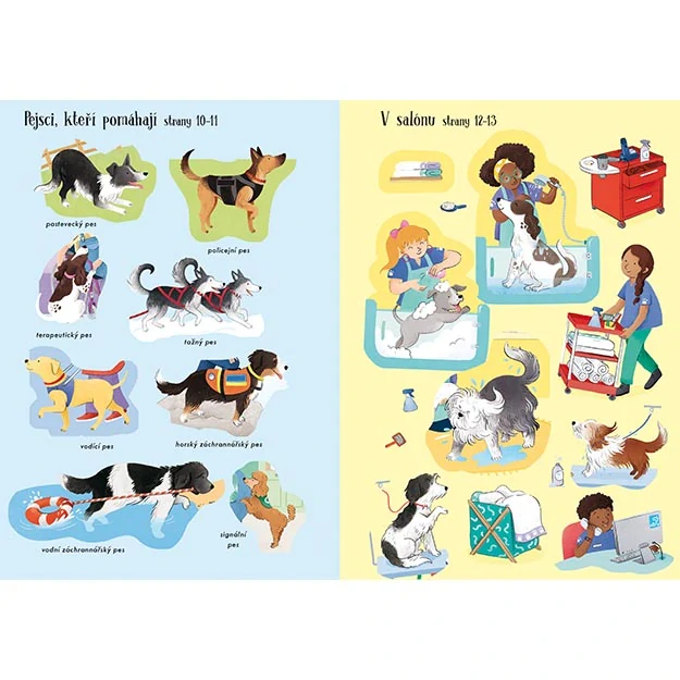 První samolepkování Pejsci