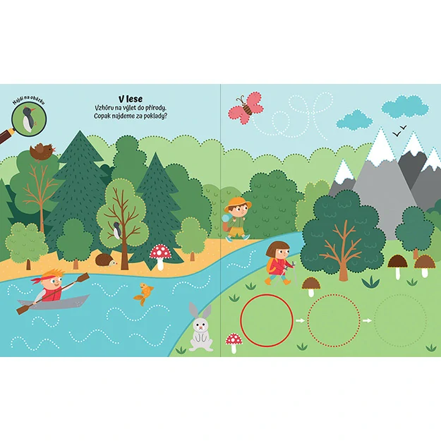 Sešit pro předškoláky - Kolečka a spirály Poškozené