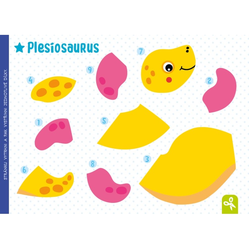 Kreativní vystřihovánky Dinosauři Poškozené