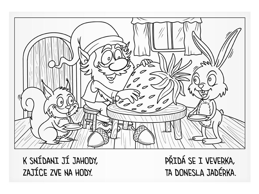 Omalovánky MFP S říkadly