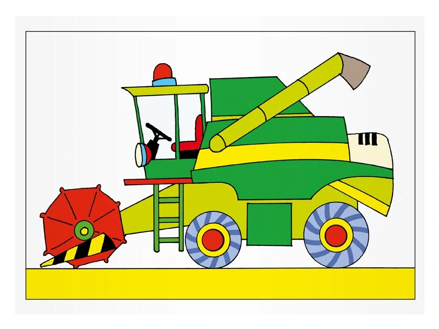 Omalovánky MFP Pracovní stroje