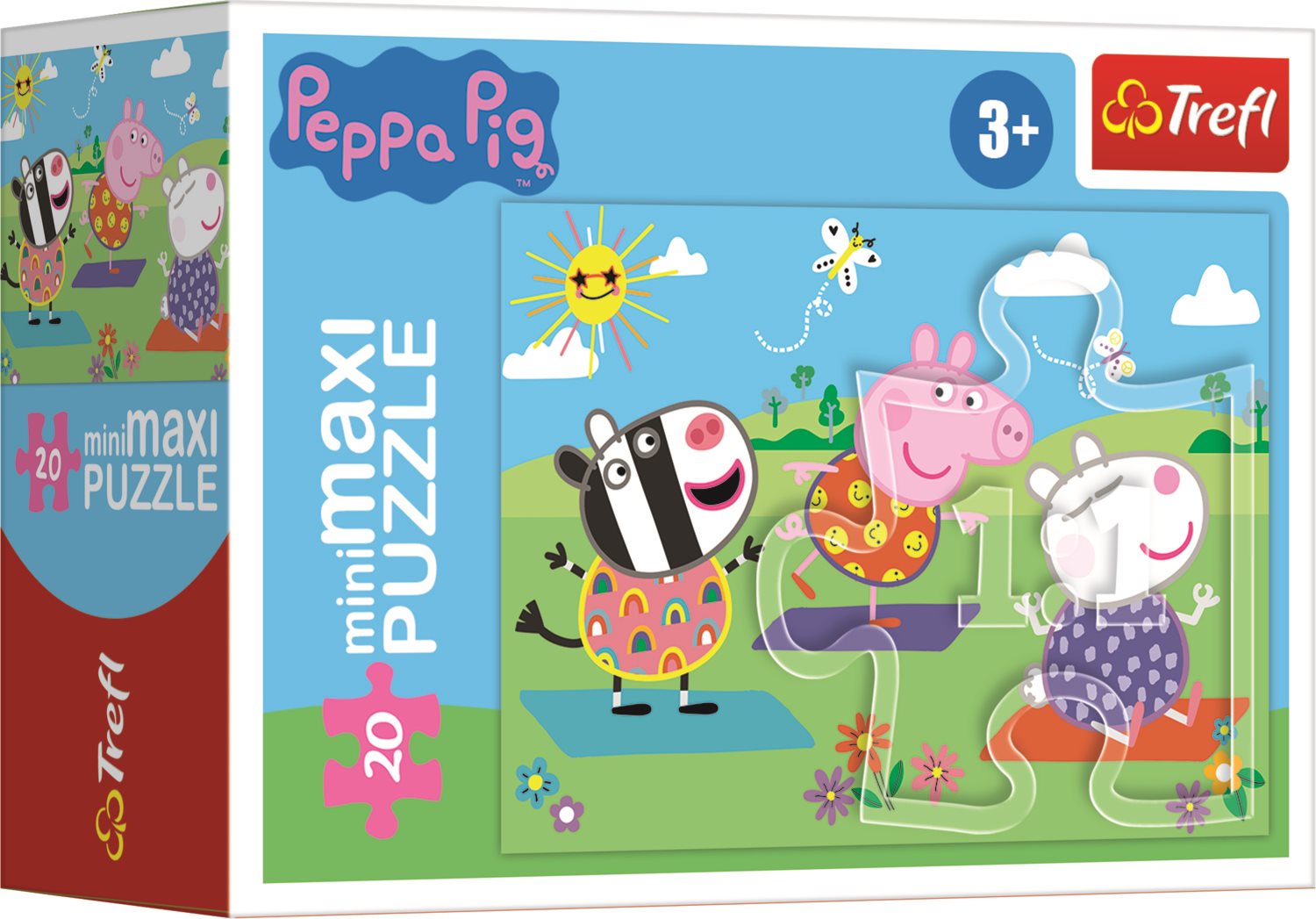 TREFL Prasátko Peppa 20 dílků Cvičení