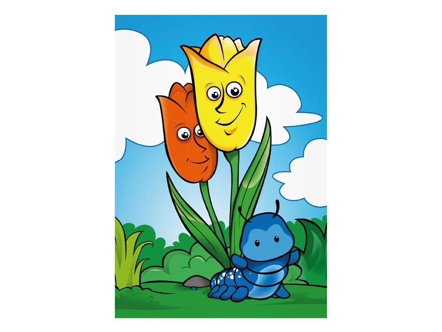 Omalovánky MFP Květiny