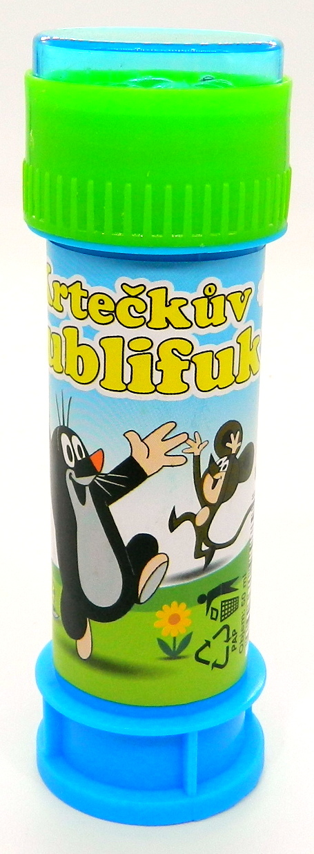 Bublifuk 50ml Krtek 11cm s bludištěm