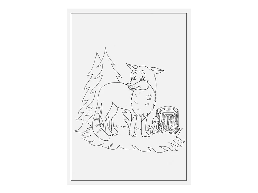 Omalovánky MFP Lesní zvířátka 2