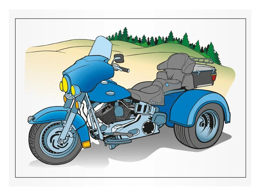MFP Omalovánky Motorky