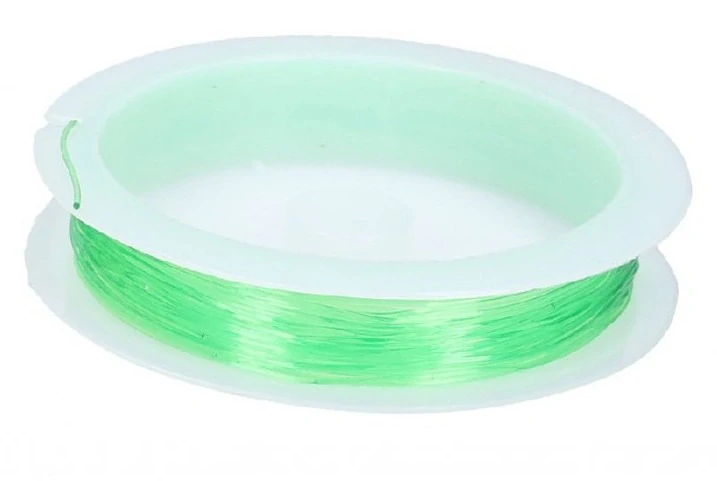Lanko na korálky elastické barevné 0,6 mm, 7m