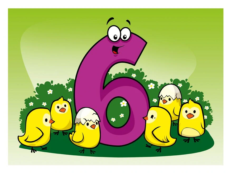 Omalovánky Číslice 6-10