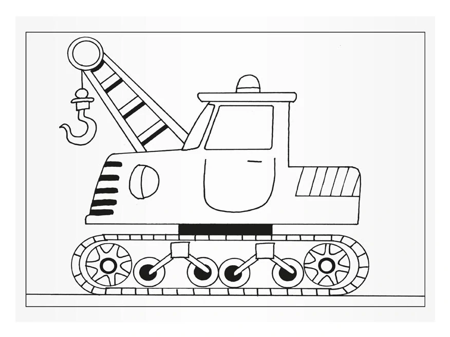 Omalovánky MFP Pracovní stroje