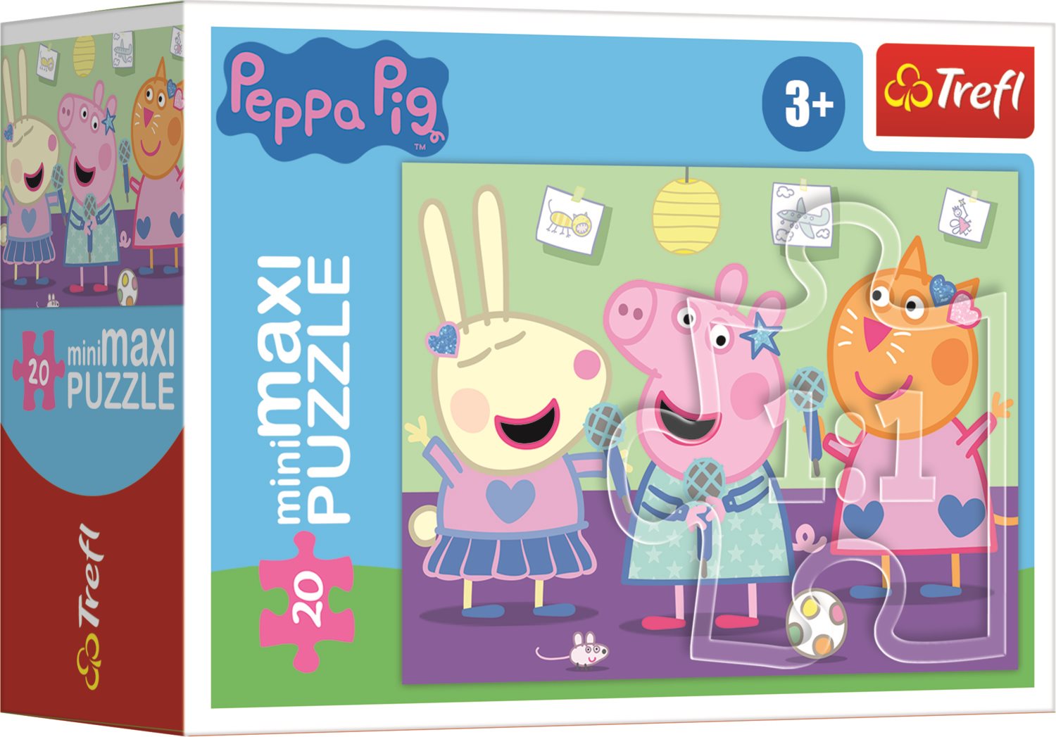 TREFL Prasátko Peppa 20 dílků Cvičení