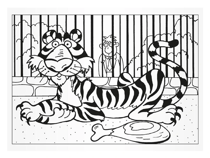 Omalovánky Návštěva v ZOO