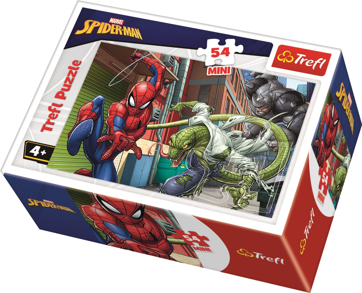 Puzzle Spiderman 54 dílků Proti padouchům