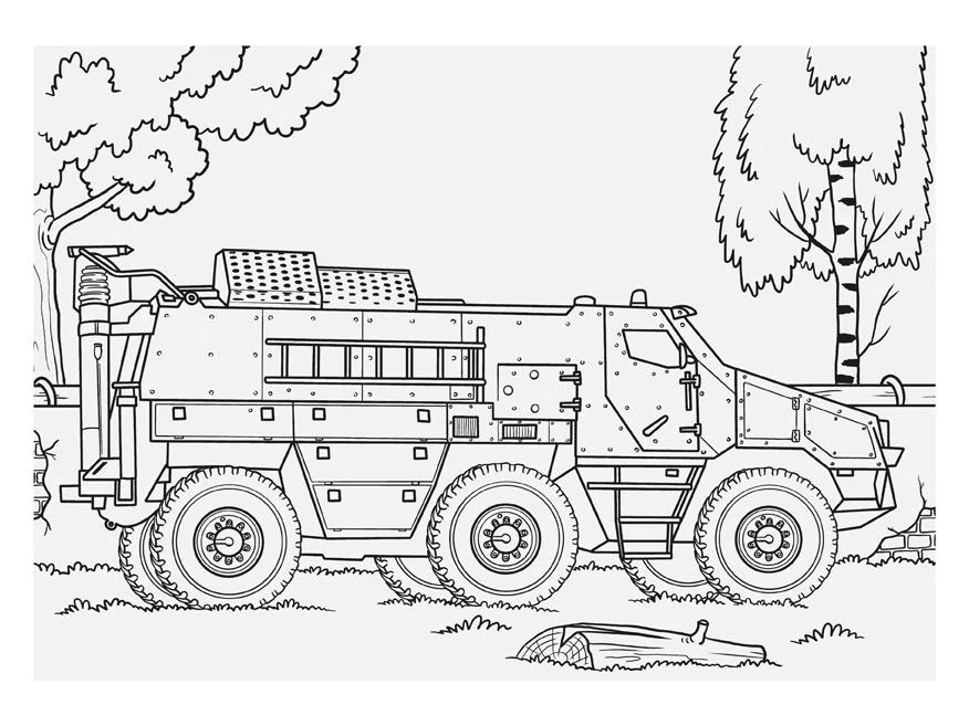 Omalovánky MFP Army A5