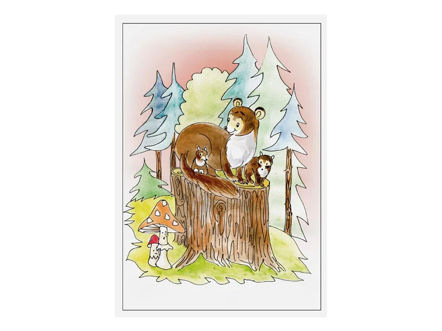 Omalovánky MFP Lesní zvířátka 2