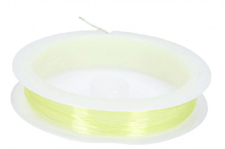 Lanko na korálky elastické barevné 0,6 mm, 7m
