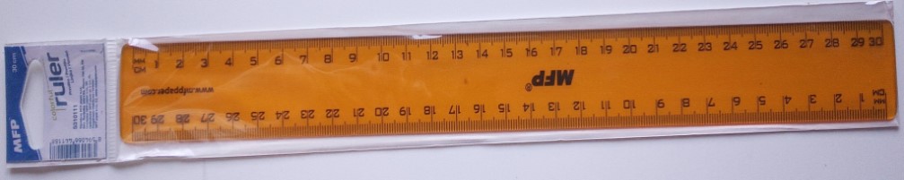 Pravítko barevné 30cm 
