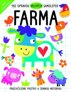 Velké samolepky Farma Poškozené