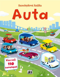 Samolepková knížka Auta  poškozená