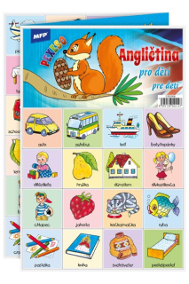 Pexeso 3xA4 Angličtina pro děti
