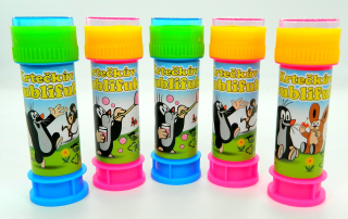 Bublifuk 50ml Krtek 11cm s bludištěm